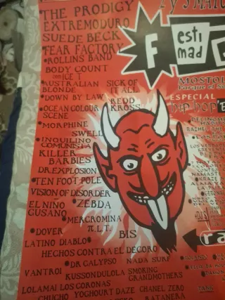 Cartel Concierto Extremoduro 2 y 3 Mayo 97