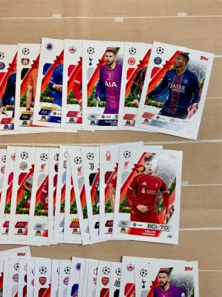 Lote 79 Cards Countdown Calendar Navidad Champions