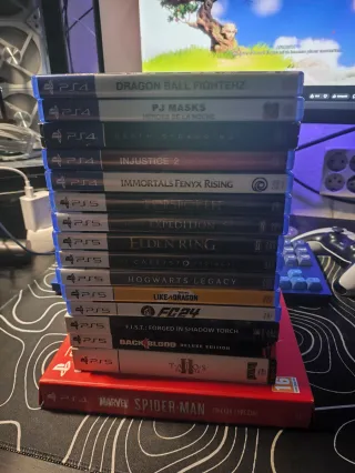 Ps5 + Mando + NVMe 2TB + 17 Juegos