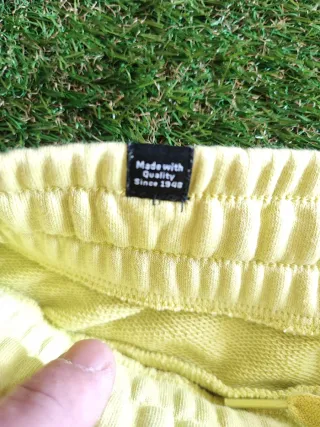 Tuta con pantaloncino Puma Bianca e Lime Tg.M
