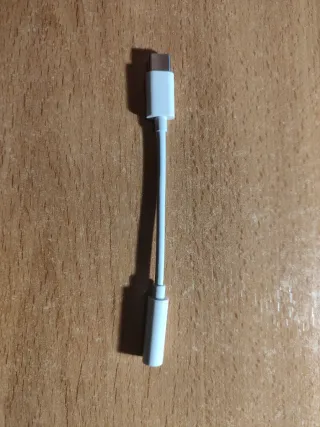 Adaptador Jack a USB C Blanco