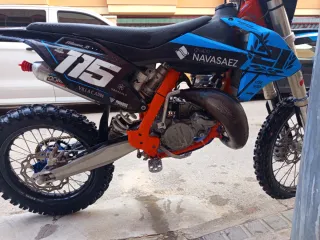 Moto Motocross Renthal 115 Azul/Negro