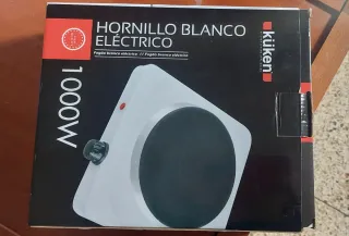 Hornillo Eléctrico Küken 1000W Blanco
