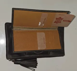 Cartera Artesanía Piel Genuina de UBRIQUE