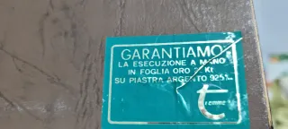 Quadro Borgo Antico metallo e legno