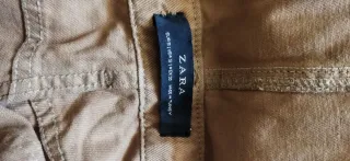 Peto largo Zara hombre marrón