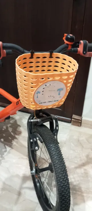 Bicicleta infantil B'TWIN naranja