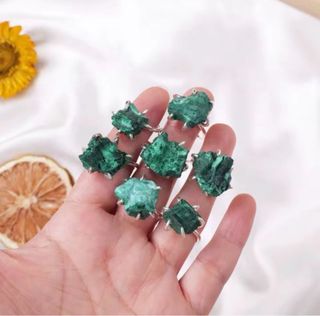 Anillo Ajustable Malaquita