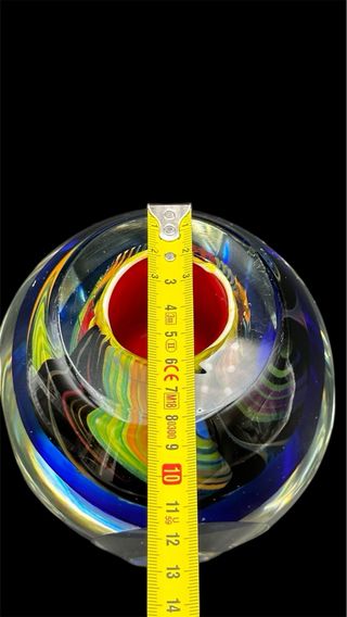 Vaso Murano Sommerso Stile Mandruzzato