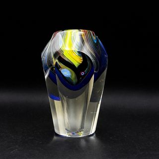 Vaso Murano Sommerso Stile Mandruzzato