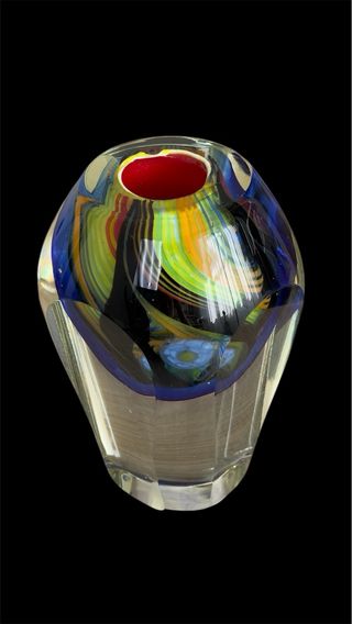 Vaso Murano Sommerso Stile Mandruzzato