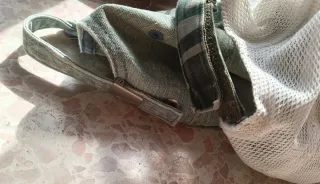 Due cappelli e ventaglio con fodera