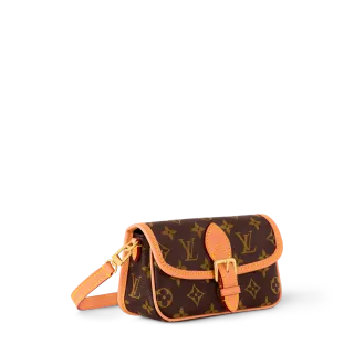 Bolso Louis Vuitton Nano Diane Marrón/Naranja