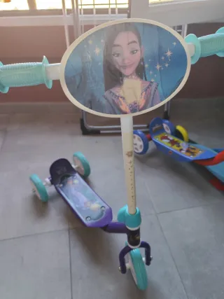 Patín infantil 3 ruedas Disney Wish