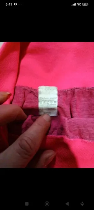 Leggings sportivi grigi e rosa taglia S