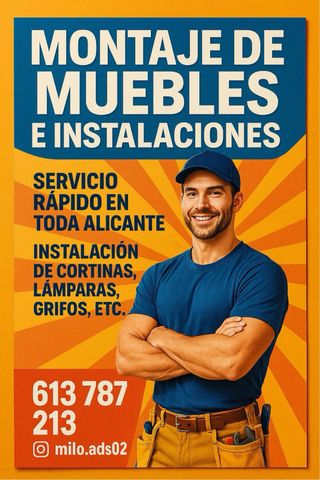 Montaje de muebles rapido y economico en 24h