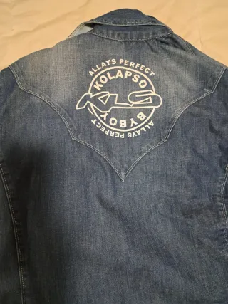 Camisa vaquera Easy Boy azul