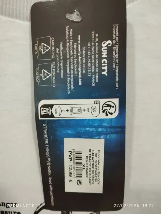 Camiseta Stranger Things Demogorgon Talla XL