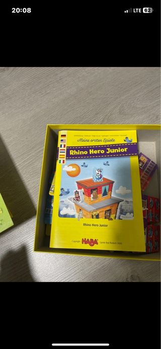 Juego Haba Rhino Hero Junior (2+ años)
