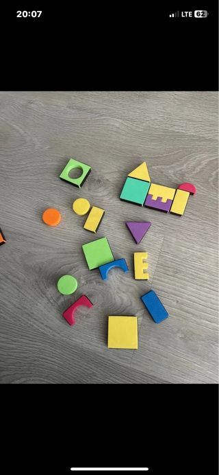 Juego Construcción Magnética Magic Shapes 135 Piez