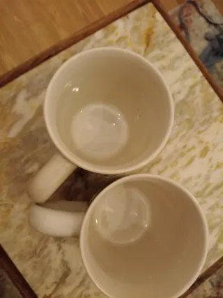 Tazas grandes de cerámica con Santa Claus