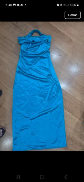 Vestido fiesta azul Talla S-L