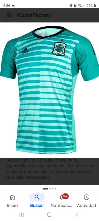 Camiseta España 2018 Adidas Talla M