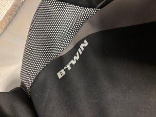 Chaqueta Ciclismo B'TWIN Negra y Naranja