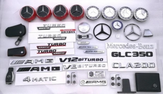 TAPONES VALVULAS MERCEDES AMG NEGROS ANTIRROBO