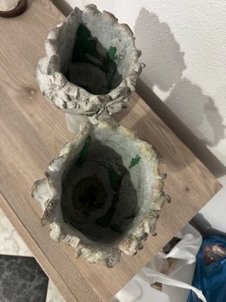 2 Vasi in cemento stile bambino