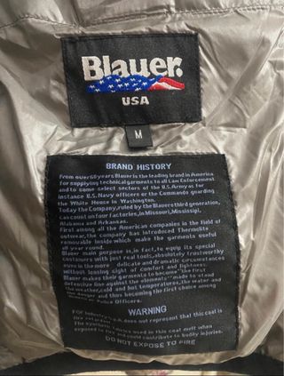 Giubbotto Blauer Piumino Fantasia Tg. M