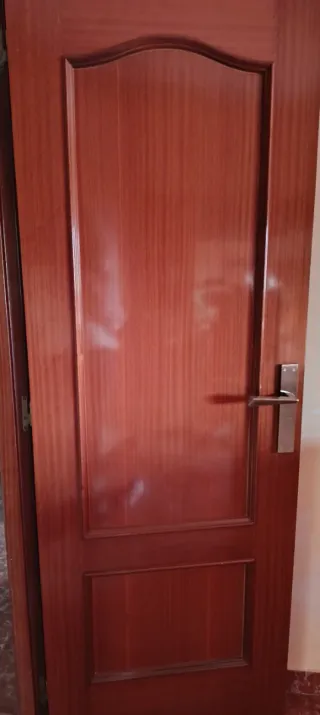 Puertas de interior de madera con cristal