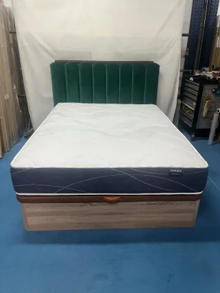 CANAPÉ + COLCHÓN + CABECERO 150×200