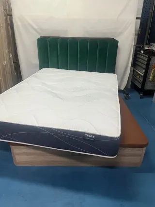 CANAPÉ + COLCHÓN + CABECERO 150×200