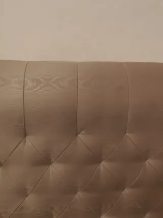 Cabecero elegante beige polipiel