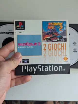 PS1 Wipeout 3 Special Edition + Destruction Derby
