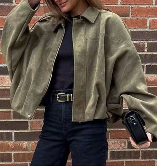 Chaqueta verde militar