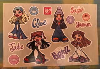Poster Bratz 2000 con adesivi
