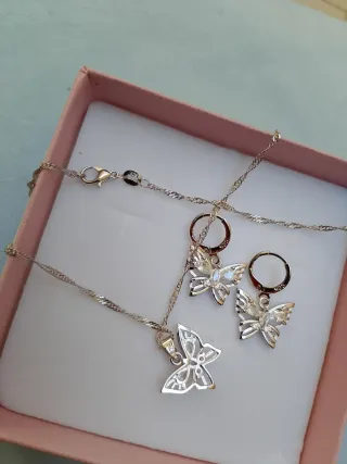 Orecchini Argento Rosa Gatto