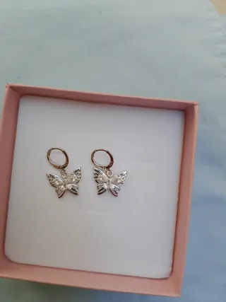 Orecchini Argento Rosa Gatto