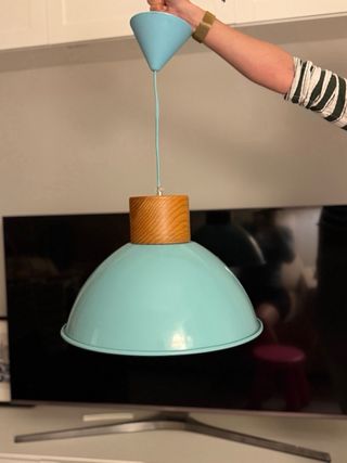 Lámpara de techo Els Banys agua marina