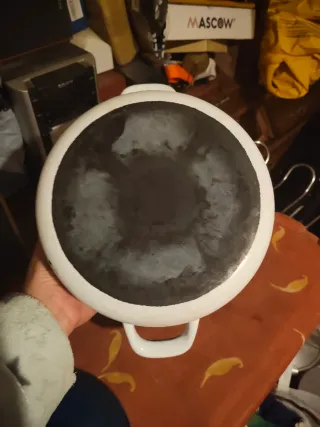 Olla esmaltada para cocina de gas