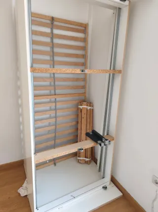 Cama nido blanca con cama extraíble VIHALS