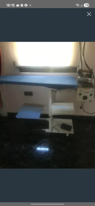 Tabla de planchar con calderín