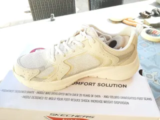 Deportivas Skechers Mujer Rojas