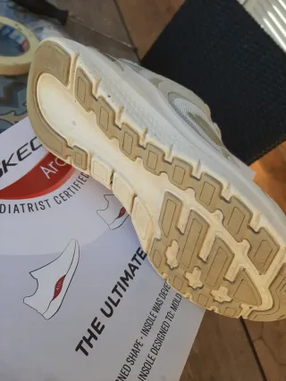 Deportivas Skechers Mujer Rojas