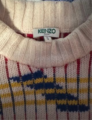 Jersey Kenzo lana Perú multicolor