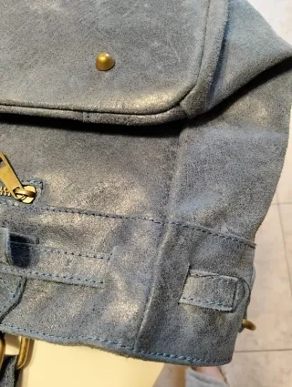 Borsa Le Corone blu/grigio