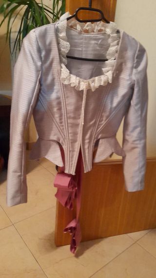 Corpiño manga larga fallera