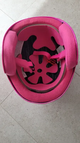 Casco de esquí infantil rosa